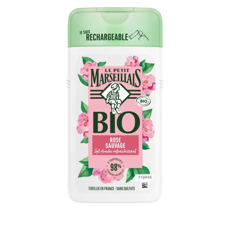 Gel Douche Bio Rose Sauvage Le Petit Marseillais 250 ml