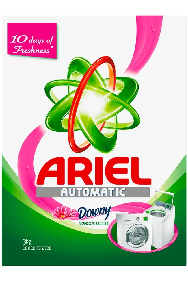 Détergent Poudre pour Lessive Ariel Automatique Downy 4.5kg
