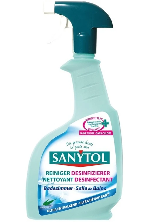 Nettoyant Désinfectant Salle de Bain Ultra Détartrant Sanytol 500ml