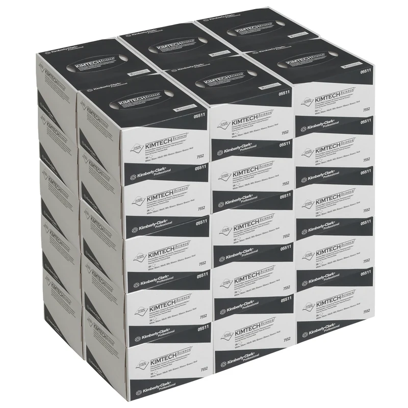 ESSUYEUR DE PRECISION KIMTECH SCIENCE NON TISSEE USAGE UNIQUE BLANC 286 FORMATS X30