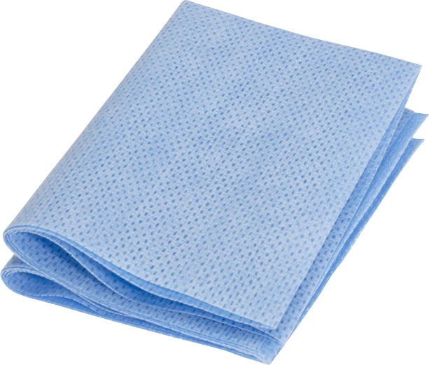 LAVETTE USAGE COURT AJOUREE 51X36CM BLEU X25