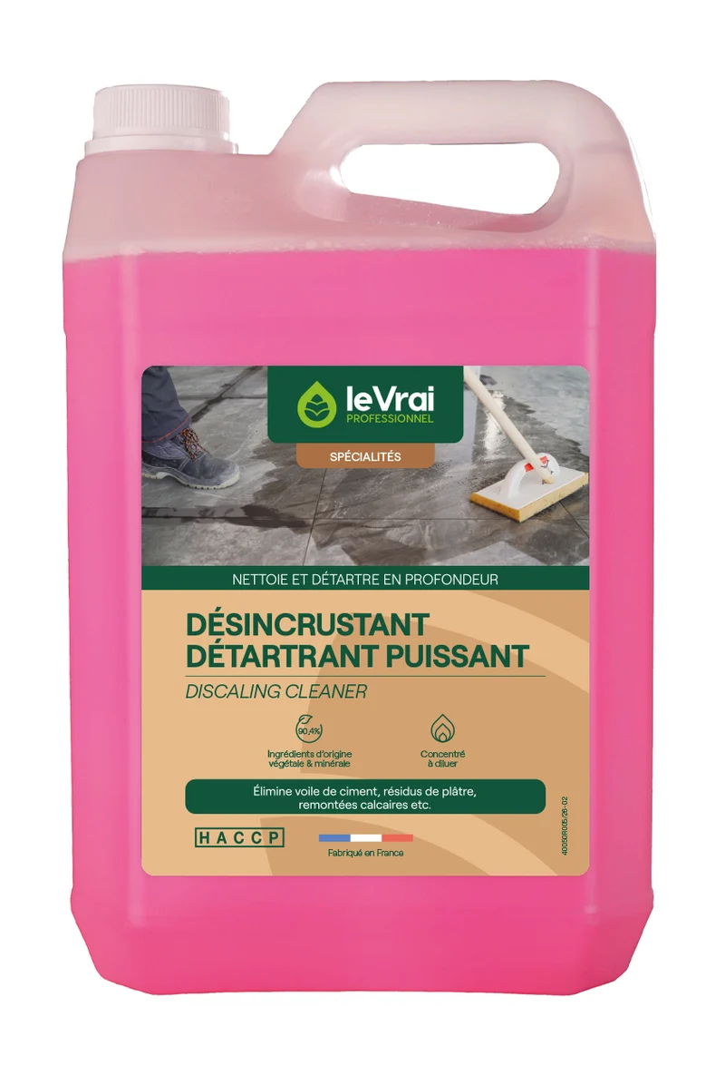 DESINCRUSTANT SOLS APRES TRAVAUX LE VRAI PROFESSIONNEL 5L