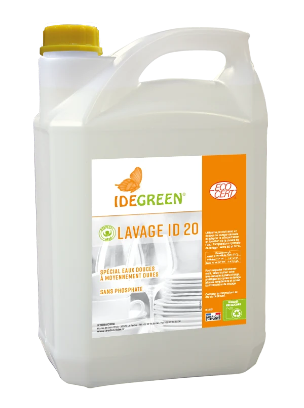 LIQUIDE LAVAGE ID20 - EAUX DOUCES - ECOCERT