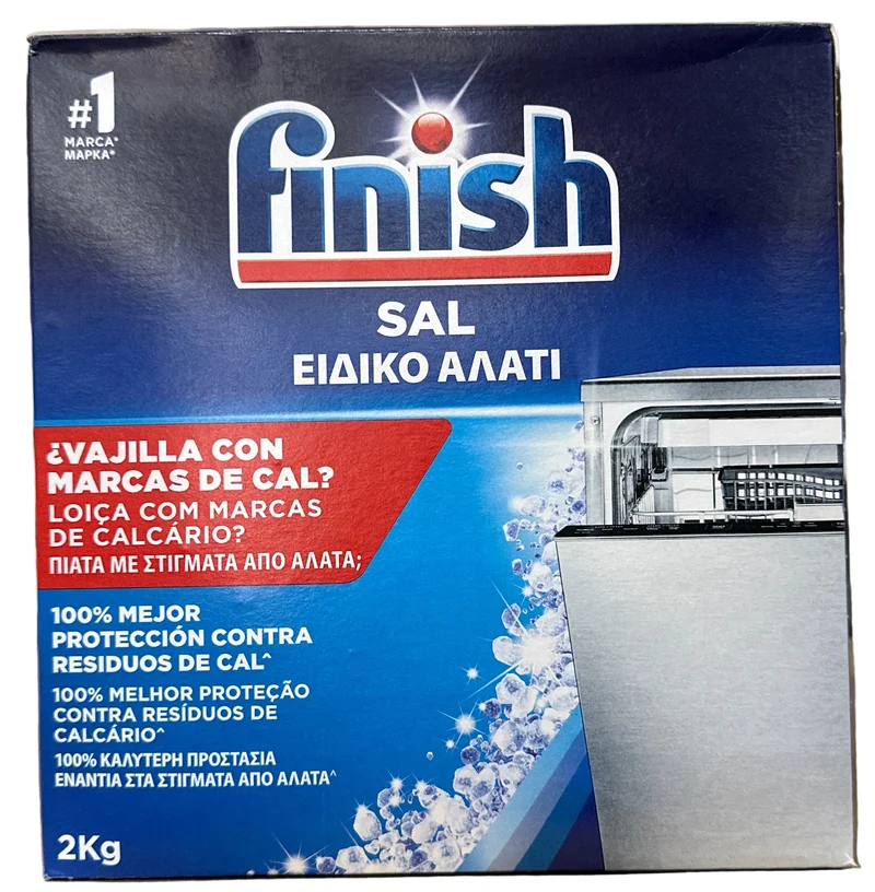 Sel Régénérant Ultra-Efficace Machine à Vaisselle Finish 2kg