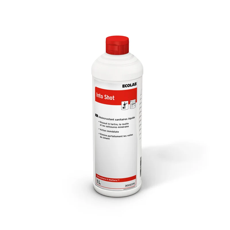 DESINCRUSTANT WC ET URINOIRS INTO SHOT ECOLAB 1L