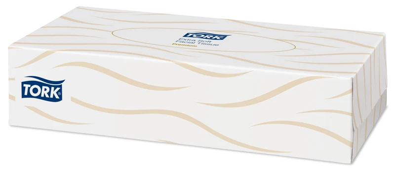 MOUCHOIRS BOÎTE RECTANGLE TORK® PREMIUM F1 BLANC 100 FORMATS 2 PLIS ECOLABEL X30