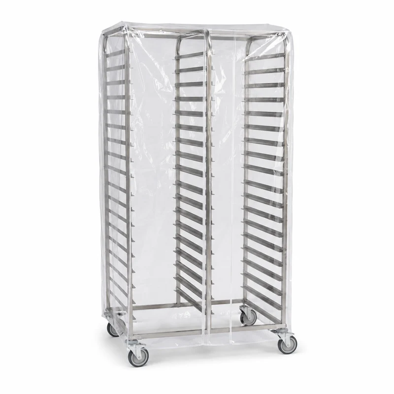 HOUSSE ÉCHELLE DOUBLE PÂTISSIÈRE POLYÉTHYLÈNE 14µ GN 2/1 770+2X375X1900MM TRANSPARENT X100