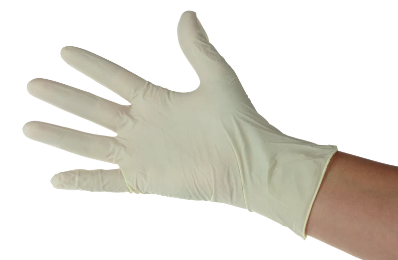 GANT LATEX BLANC POUDRÉ TECHLINE ORIGIN TAILLE XL BOÎTE X100