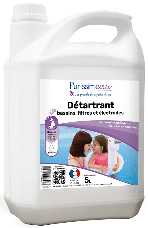 DETARTRANT PLAGE. FILTRE ET ELECTRODE