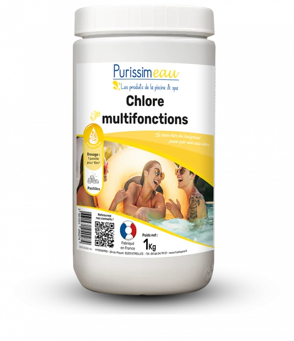 CHLORE MULTIFONCTIONS pastille 20g