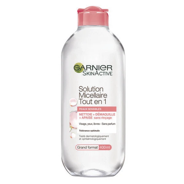 Eau micellaire pour peaux sèches et sensibles Skin Naturals 400ml - GARNIER