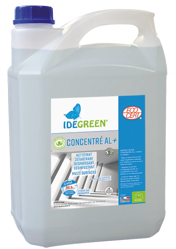 RESPECT'HOME CONCENTRE AL+ (SANITAIRE) - ECODETERGENT ECOCERT